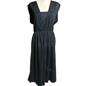 Vintage Plunge Black Dress - JT Dress Company Jody of California